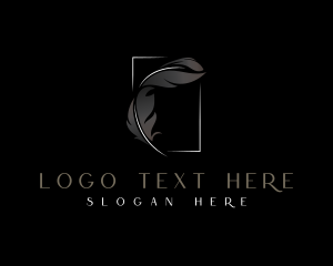 Quill - Luxurious Calligrapher Feather logo design