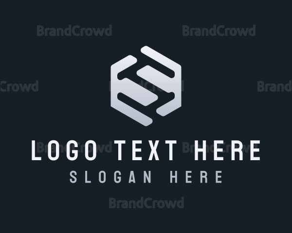 Tech Startup Hexagon Letter S Logo