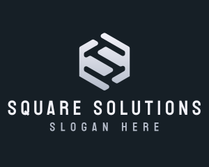 Tech Startup Hexagon Letter S logo design