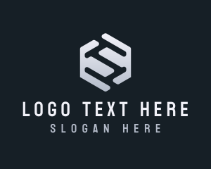 Technology - Tech Startup Hexagon Letter S logo design