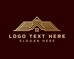 House - Premium House Roofing logo design