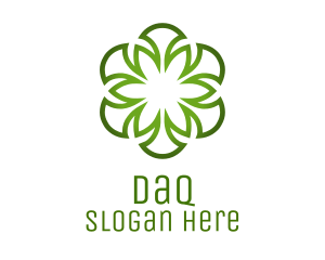 Celtic - Green Celtic Flower logo design