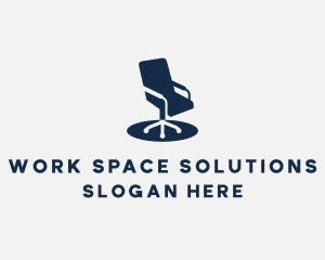 Desk - Office Chair Furniture logo design