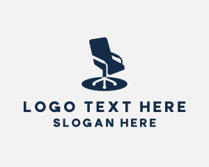 Swivel Chair - Office Chair Furniture logo design