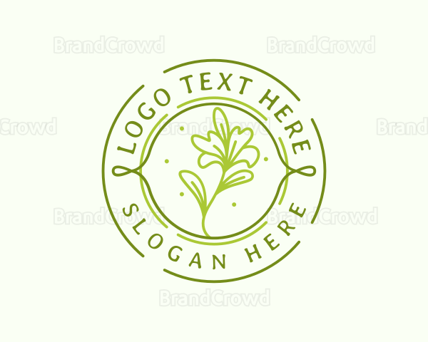 Natural Botanical Plant Logo