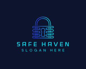 Cyber Lock Technology logo design