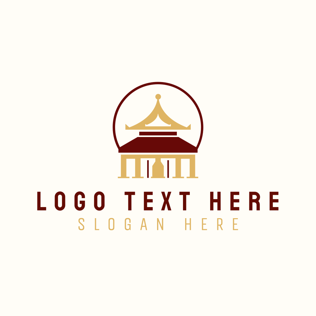 Pagoda Temple Structure Logo | BrandCrowd Logo Maker