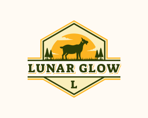 Goat Pasture Livestock logo design