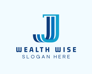 Finance - Finance Marketing Pillar Letter J logo design