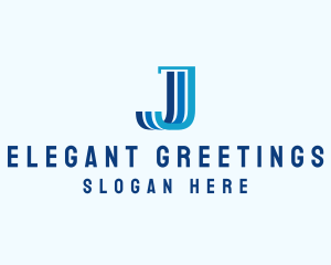 Finance Marketing Pillar Letter J logo design