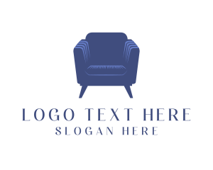 Furniture - Armchair Furniture Upholstery logo design