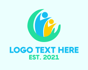 Family - Social People Charity logo design