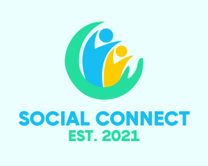 Social People Charity logo design