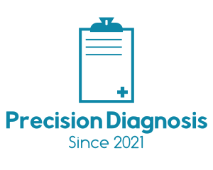 Diagnosis - Medical Record Logbook logo design