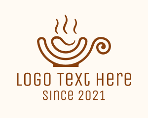 Beverage - Coffee Swirl Cup logo design