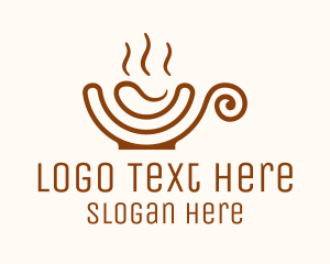 Coffee Swirl Cup Logo
