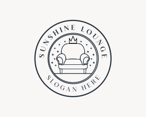 Crown Sofa Couch Furniture logo design