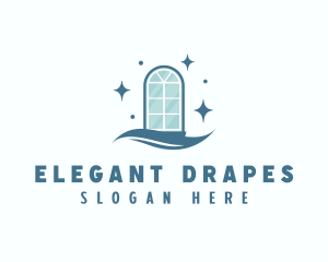 Drape - Elegant Window Installation logo design