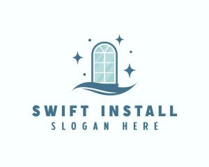 Installation - Elegant Window Installation logo design