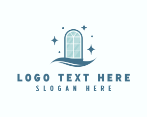 Curtain - Elegant Window Installation logo design