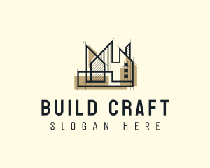 House Building Architecture logo design