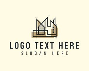 Architecture - House Building Architecture logo design