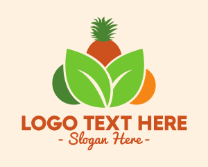 Yummy - Tropical Fruit Food logo design