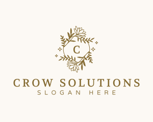 Floral Wreath Garden logo design