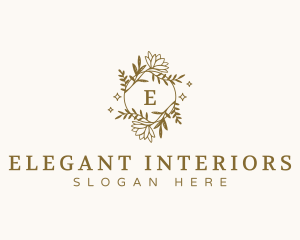 Floral Wreath Garden logo design