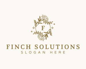 Floral Wreath Garden logo design