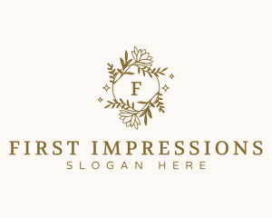 Floral Wreath Garden logo design