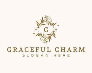 Floral Wreath Garden logo design