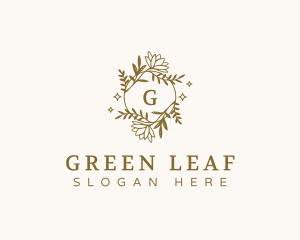 Floral Wreath Garden logo design