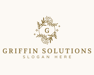 Floral Wreath Garden logo design