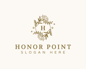 Floral Wreath Garden logo design