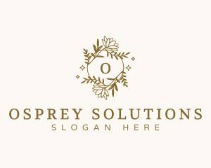 Floral Wreath Garden logo design