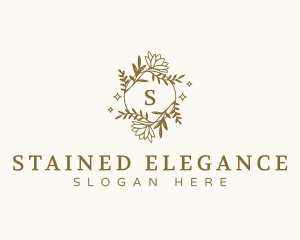 Floral Wreath Garden logo design