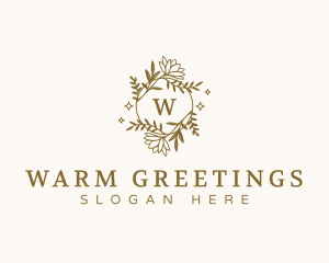 Floral Wreath Garden logo design