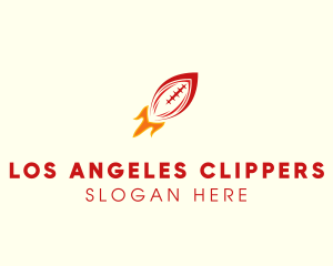 Team - American Football Rocket logo design