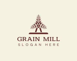 Wheat Mill Farm logo design