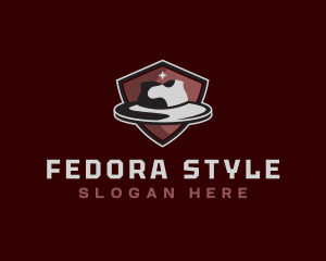 Fedora Hat Fashion logo design