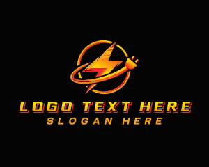 Bolt - Electric Energy Plug logo design