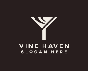 Wine Cocktail Pub logo design