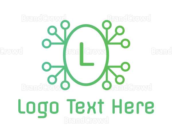 Green Tech Frog Logo