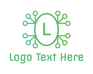 Shape - Green Tech Frog logo design