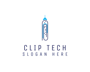 Paper Clip Tower logo design