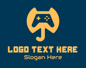 Gamer Youtuber - Elephant Game Controller logo design
