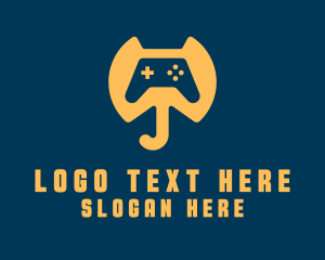 Gamer Youtuber - Elephant Game Controller logo design