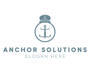 Captain Anchor Marine logo design