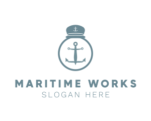 Captain Anchor Marine logo design